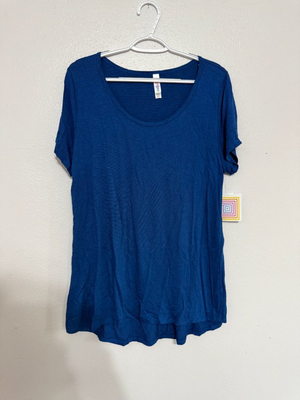 NWT LuLaRoe Classic T Blue Top L 💙